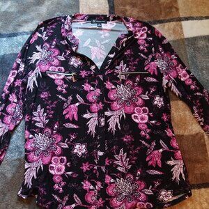 International Concepts Flower design blouse
